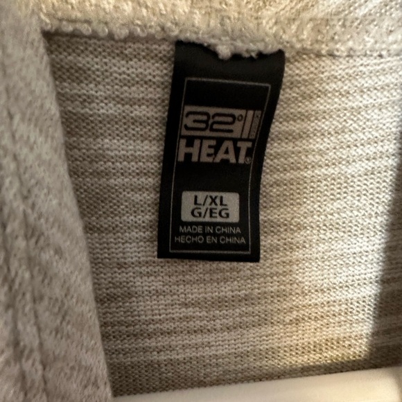 Women's 32 Degrees Beige Open Front Cardigan L/XL NWT - Picture 6 of 7